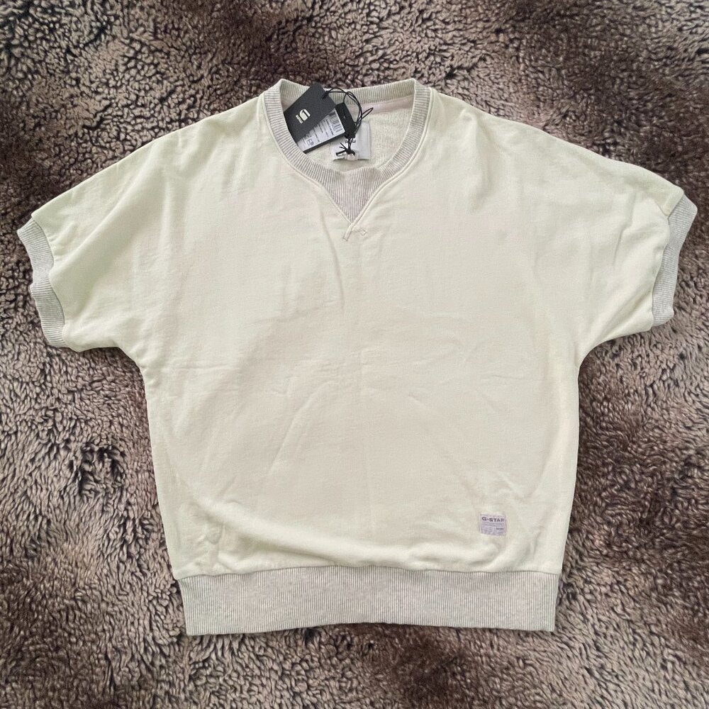 G Star Raw Jasmar Lumi Green Women's Short Sleeve Sweather Size: XS